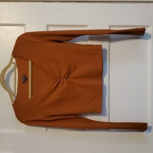 Wild Fable Ribbed Cropped Long Sleeve Top